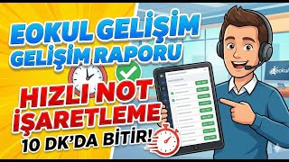 Öğretmenler için İlkokul 1. ve 2. Sınıf, Lise ve Anaokulu E-Okul Hızlı Not İşaretleme