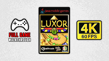 Luxor JAVA Game (2006) - FULL GAME | All Levels | 4K 60FPS