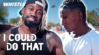 Deestroying vs. NFL PRO! | Kicking CHALLENGE With Marquette King screenshot 2