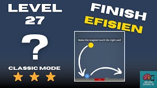 Brain It On Level 27 – Solusi 3 Bintang (3-Star Solution) – Classic Mode