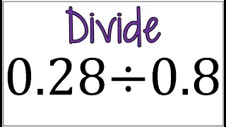 How To Divide A Decimal By Another Decimal Long Division With Decimals