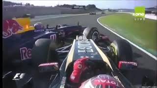 F1 2012 Japan Start Crash