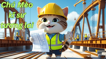 MÈO CON ƯỚC MƠ LÀM KỸ SƯ - BÀI HÁT THIẾU NHI VUI NHỘN - ƯỚC MƠ NGHỀ NGHIỆP