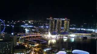 Time Lapse, Singapore for 24 hours. October 2012