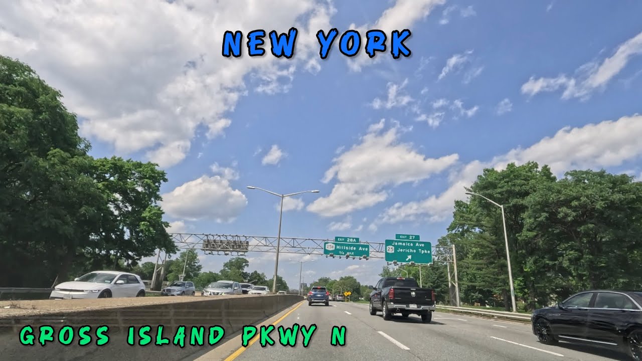 NYC DRIVE||FROM CROSS ISLAND PKWY NORTH TO EXIT 20B ON GRAND CENTRAL PKWY WEST