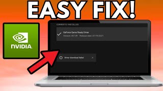 How To Fix NVIDIA GeForce Experience Driver Download Failed Error