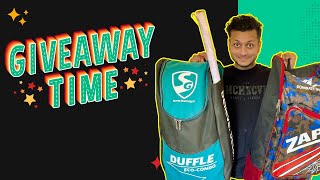 GIVEAWAY RESULT ANNOUNCEMENT!! #cricket #unboxing #giveaway