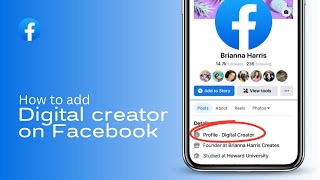 How to Add Digital Creator To Facebook Profile
