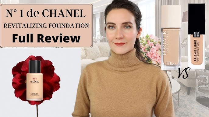 *NEW* N°1 De Chanel RED CAMELLIA REVITALIZING FOUNDATION, Wear Test