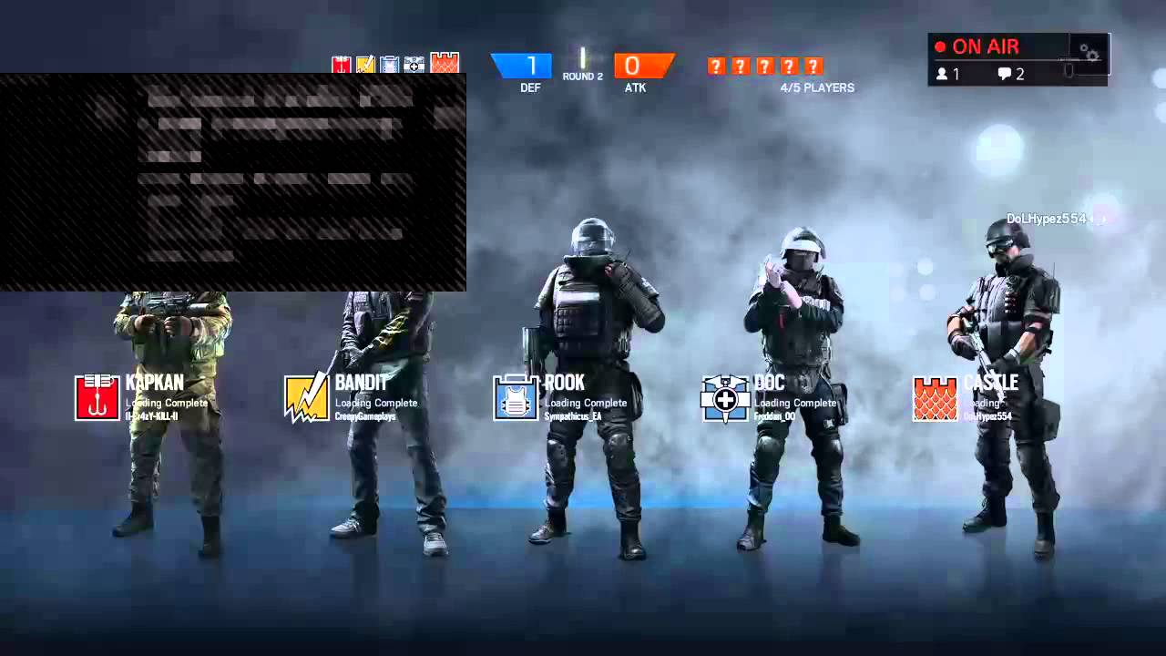 Rainbow six siegeClutch livestream YouTube
