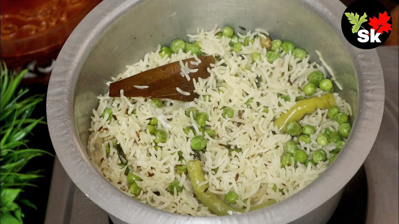 Green peas pulao recipe in telugu Peas pulao recipe Lunch Box Recipes Telugu green peas