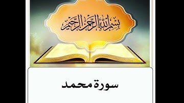 سورة محمد ابراهيم الاخضر مكرر