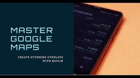 How to display ground overlay in google map for android kotlin in distance tracker