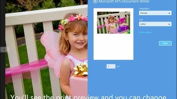 How to print from the Windows 8 Photos app