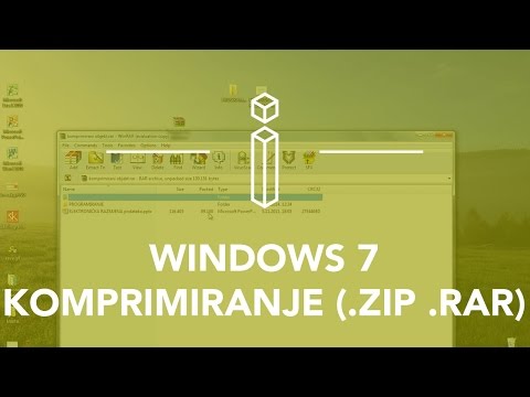 WINDOWS - Komprimiranje (.zip .rar)