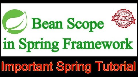 Bean Scope in Spring | Singleton Scope | Prototype Scope | Bean Scope in Spring MVC