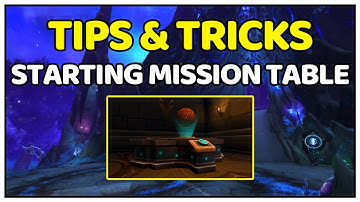 TIPS & TRICKS On A Fresh Lvl 60 To Start Mission Tables | Shadowlands Goldmaking
