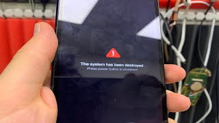 :  - Redmi 7a The system has been destroyed