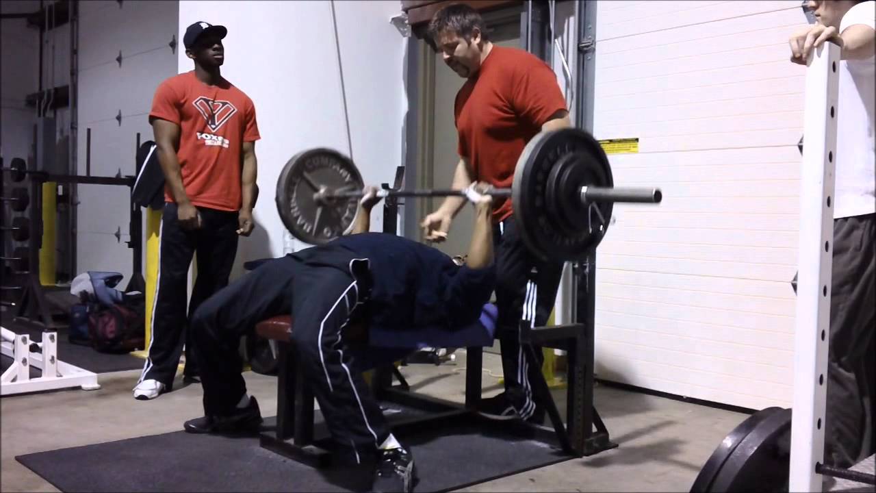 Kevin Sr. 295x6 Bench Press