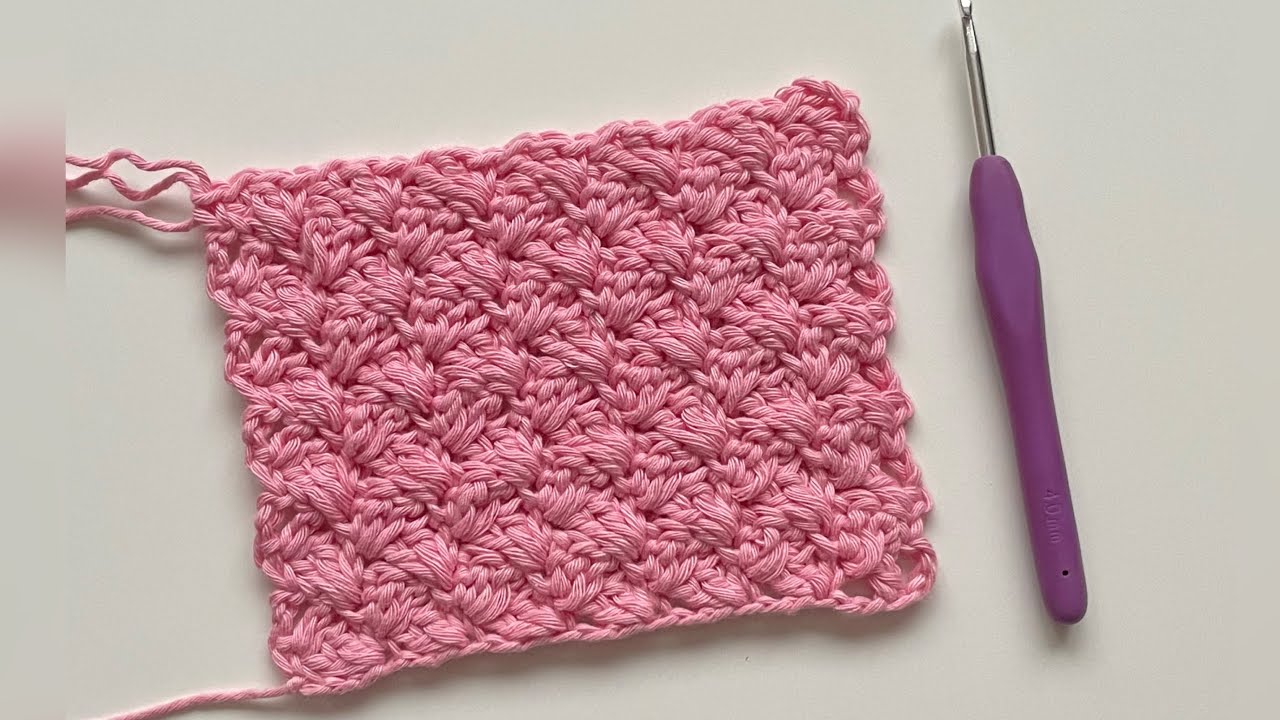 Crochet - Blanket Stitch - Very Easy One Row Repeat Pattern - Perfect ...