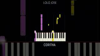 LOLO JOSE - CORITHA #shorts  #howto #piano #easypiano