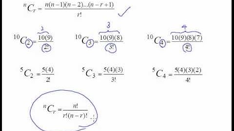 7 Binomial Theorem - The nCr formula