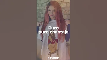 Shakira Chantaje Lyrics Ft Maluma 