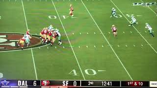 Luke Giffort intercepts 49ers,cowboys lead