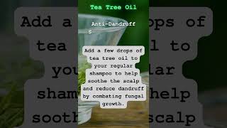 Eliminate Dandruff Naturally with Tea Tree Oil | Best Organic Oil Link!