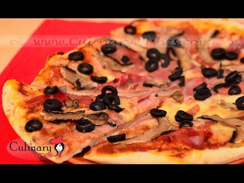 Pizza Prosciutto e Funghi Recipe