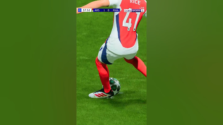 Je reproduis les 2 coup franc de Declan Rice face au Real Madrid
