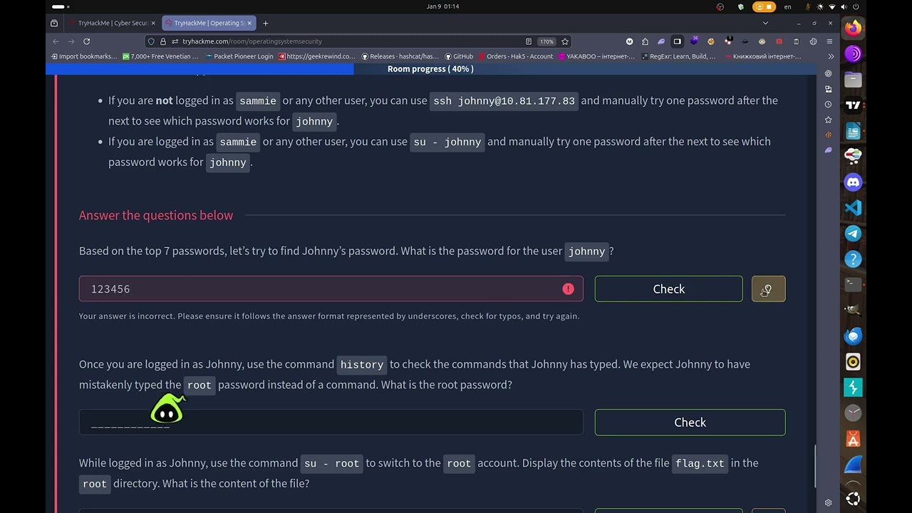 Operating System Security TryHackMe WalkThrough