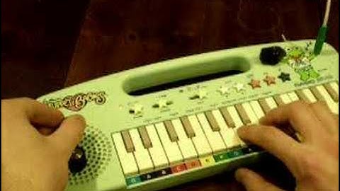 Circuit Bent Muppet Babies Keyboard with Delay