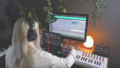 BOSS RC-202 cinematic livelooping performance and tutorial with arturia minilab MK2 pro tools