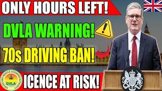 DVLA Alert Over 70s Face Driving Ban – Only Hours Remaining!