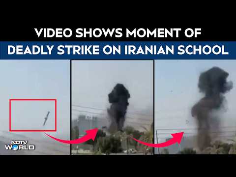 Moment Of Deadly Strike On Iranian School That Killed Over 165