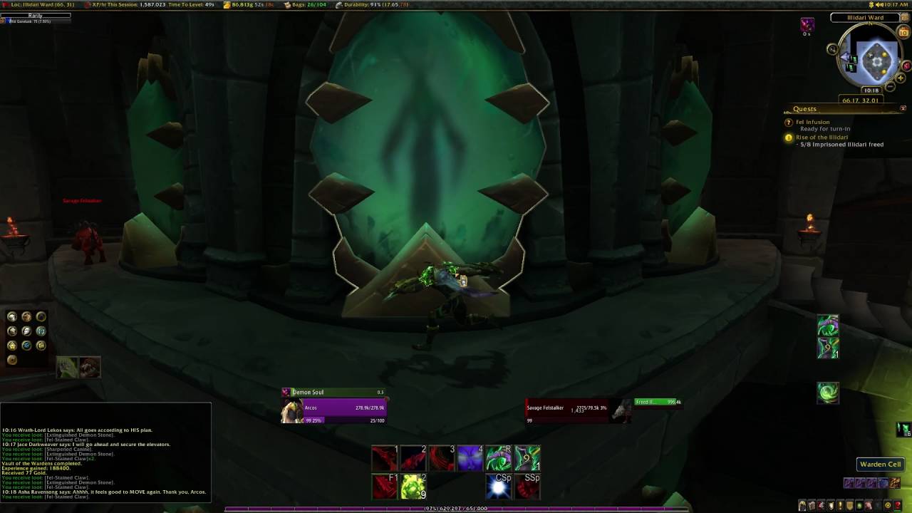COMPLETE Demon Hunter Starting Experience! Part 2 - Vault of the Wardens & Joining the Horde!