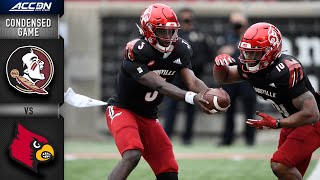 Florida State Vs Louisville Condensed Game  2020 Acc Football