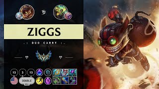 Ziggs Carry vs Zeri - NA Challenger Patch 14.9