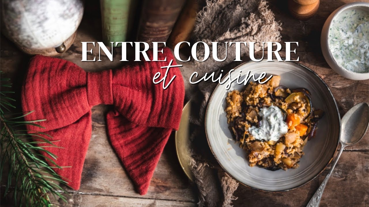 Cuisiner mes récoltes & projet couture simple | Slow VLOG