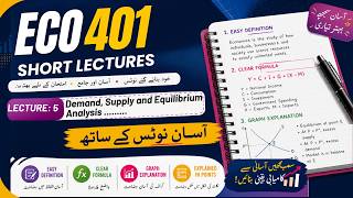 New Best easy Eco 401 vu short lecture 5 midterm 2026 by learn with easy notes