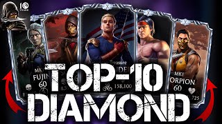 Mk Mobile Top 10 Diamond Characters For Towers Bosses Mortal Kombat
