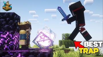How To TRAP Any Player In Mc Fleet Lifesteal Server || Lifesteal SMP ||