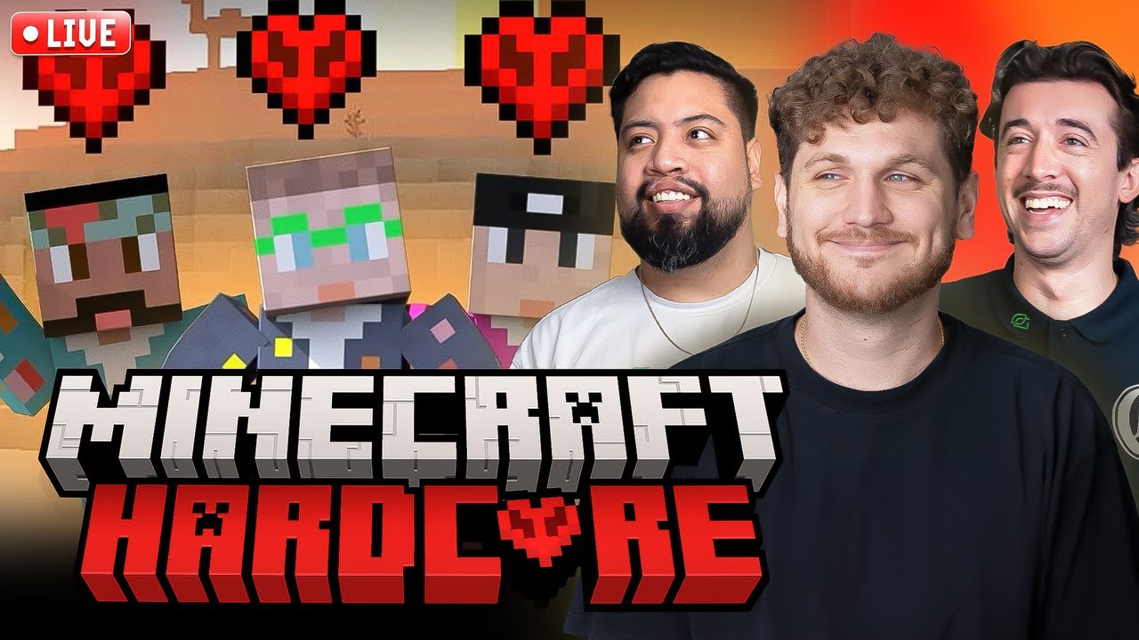🔴 HARDCORE MINECRAFT UNTIL WE BEAT THE GAME 🔴 - YouTube
