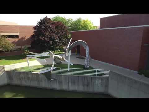 Oakton Community College Drone View