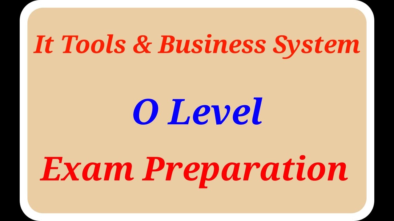 IT TOOLS & BUSINESS SYSTEM | COMPUTER FUNDAMENTALS - 5