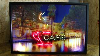 Kutled Tabela  Cafe  Kafe   Led Sgns