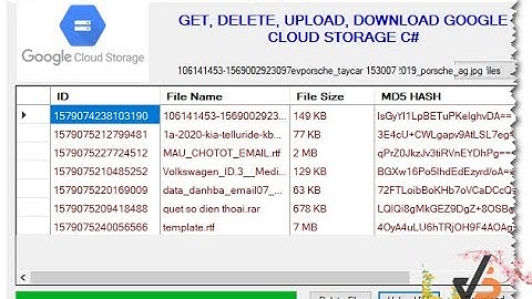 [C#] GET, DELETE, UPLOAD, DOWNLOAD GOOGLE CLOUD STORAGE API