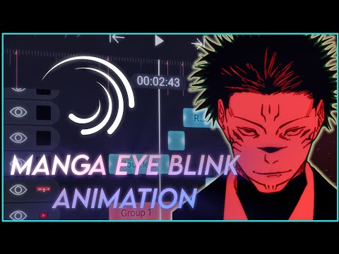Manga eye blink animation tutorial alight motion