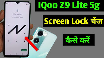 iqoo Z9 Lite 5g me screen lock change kaise kare/how to change screen lock in iqoo Z9 Lite 5g